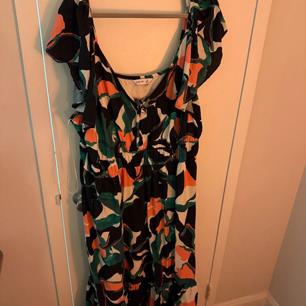 Flutter Sleeve Maxi Dress